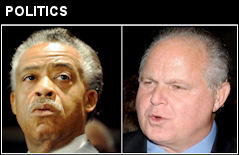 Al Sharpton goes after the stations that carry Rush Limbaugh